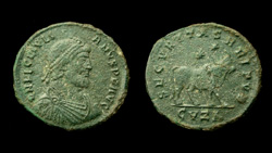Julian II, Æ 1, Bull Reverse, Cyzicus mint